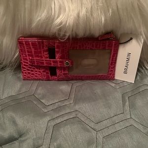 NWT Brahmin Hibiscus Credit Card Wallet